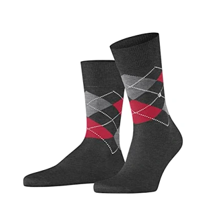 Image of Burlington Manchester Socks, Men&#039;s, Size: 7.4/12, Anthracite mel
