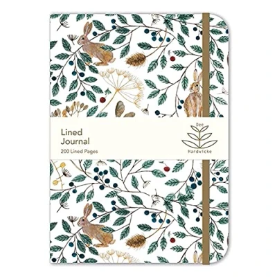 Image of Hares and Berries 200 Page A5 Elasticated Journal