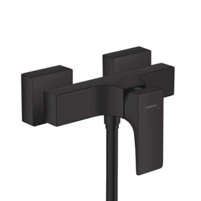 Image of hansgrohe Metropol Surface Mounted Single Lever Shower Mixer Tap Matt Black