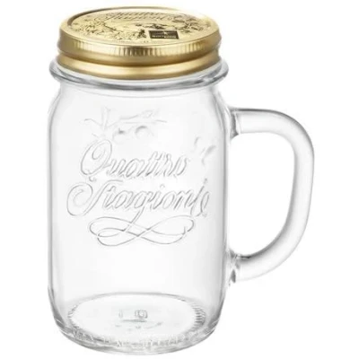 Image of Bormioli Mason Jar Quattro Stagioni ø 11.5 cm / 415 ml