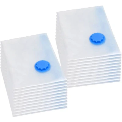 Image of vidaXL Vacuum Travel Storage Bags Clothing 120x70 cm 20 pcs