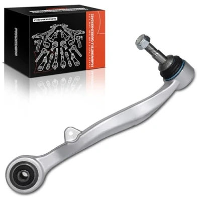 Image of Frankberg 1x Control Arm Suspension Front Axle Right Passenger Side Compatible with 5 Series E60 2003 2010 Touring E61 2004 Replace# 31126760182