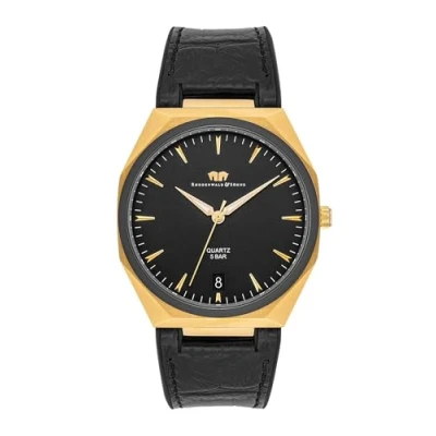 Image of Rhodenwald &amp; Söhne Mens Stainless steel Watch Black One Size