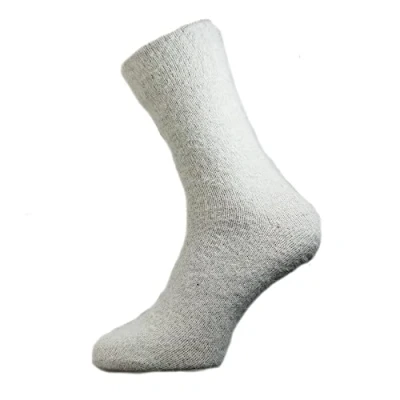 Image of JOYA Luxurious Wool Blend Mens Socks UK 7 11 EU 40 45 Cream
