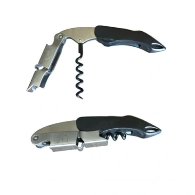 Image of Mabouteille.fr® Professional Corkscrew Double Lever &amp; Capsule Cutter [Corkscrew Bottle Opener] (Limonadier Classique)