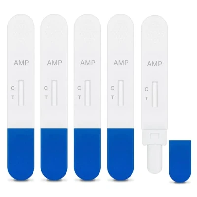Image of 5 x SalyvGenics Amphetamine Saliva Drug Test Rapid for Amphetamines (Speed, Uppers, Whiz) in Oral Fluid Kit