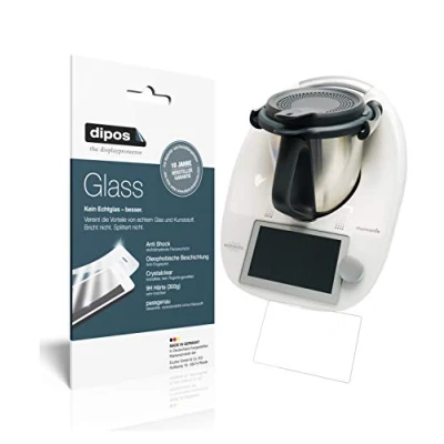 Image of dipos I 2x Screen Protector for Vorwerk Thermomix TM6 Flexible Glass 9H Display Protection
