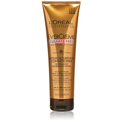 Image of L&#039;Oreal Paris EverCreme Sulfate Free Moisture System Intense Nourishing Conditioner, 8.5 Fluid Ounce