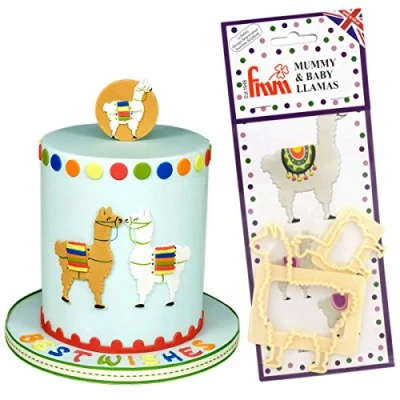 Image of FMM Mummy &amp; Baby Llama Cutter 2 piece Set