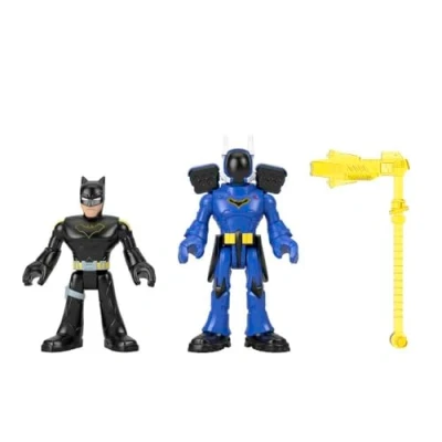 Image of Imaginext DC Super Friends Batman &amp; Rookie Figures