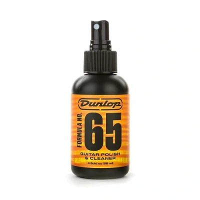 Image of JIM DUNLOP 654 Formula 65 cleaner &amp; Polish Professional for stringed instruments, format 118 ml