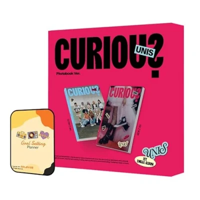 Image of UNIS Album CURIOUS NEW Z + GLOW 2 Photobook ver. Full Set+Pre Order Benefits+BolsVos Exclusive K POP Giveaways Package