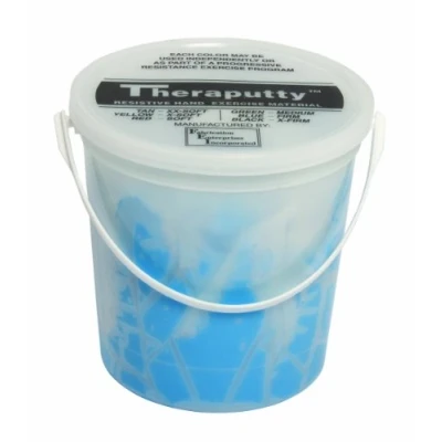 Image of CanDo TheraPutty Antimicrobial Therapeutic modelling clay 5 lb blue (strong)