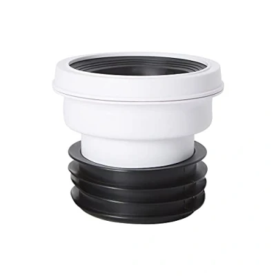 Image of Milano Bathroom Plastic Close Coupled Toilet WC Pan Straight Connector