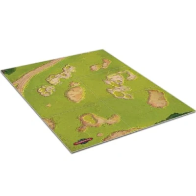 Image of Titan Forge Bloodfields Battleboard Foldable Battle Board for and Gridwars use with 32 mm Scale Miniatures Age 14+