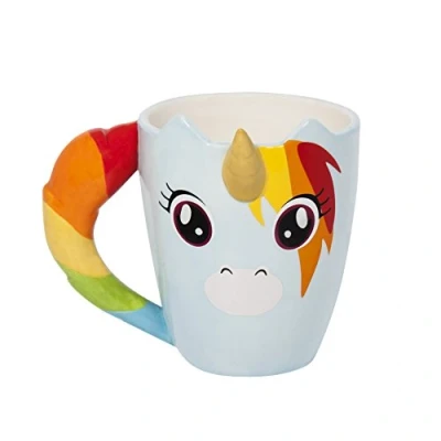 Image of Thumbs Up Unicorn Mug, Multi Colour