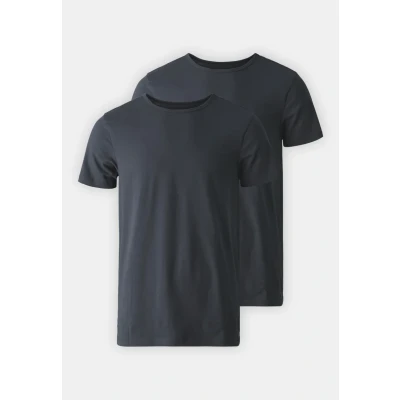 Image of Levi&#039;s Solid CREW 2 PACK Undershirt, Men&#039;s, Size: Small, Jet black