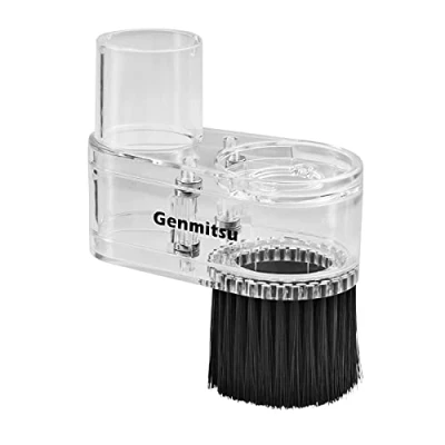 Image of Genmitsu CNC Dust Shoe ABS Cover Cleaner for 3018 Series Router/CNC Machines with a 42mm Diameter Motor, Hose Adapter Outer 38mm, Transparent