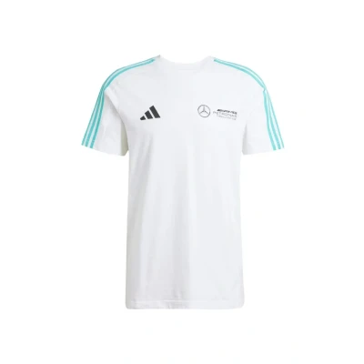 Image of adidas Men&#039;s Mercedes AMG Petronas Formula ONE Team DNA TEE Men, White/Black, S