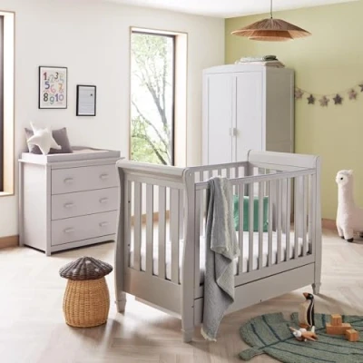 Image of Babymore Eva 3 Piece Room Set Grey
