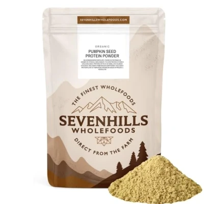 Image of Sevenhills Wholefoods Organic Pumpkin Seed Protein Powder 900g, Gently Roasted, 60%