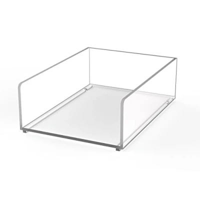 Image of Maul 1953005 Memo Holder, A6 Acrylic Drawer Organiser, Transparent, Stackable, 165 x 120 53 mm, Pack of 1