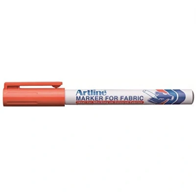 Image of artline EKC Fabric Marker Pen In Pastel Colours Orange
