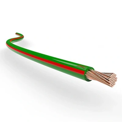 Image of Automotive Wire 1.50 mm² Thin Wall Cable length 5m or 10m choice: (5m metre (AWG 16) copper wire, green red)