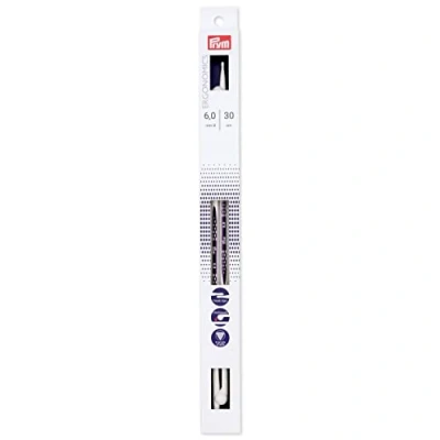 Image of Prym 190 308 Single Point Ergonomic Knitting Needle 6mm/30cm