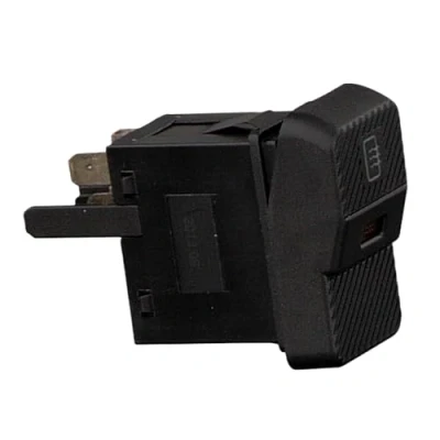 Image of febi bilstein 17002 Switch for rear window heater, pack of one , Black