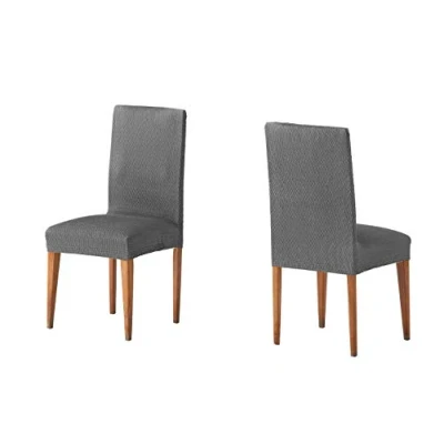 Image of Martina Home Chair Cover with Backrest 24 x 30 6 cm Grey, 2 Units