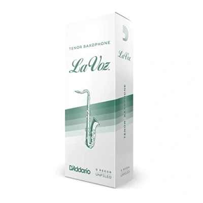 Image of Rico RKC05MS La Voz Tenor Saxophone Reeds, Medium Soft, 5 Pack