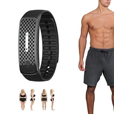 Image of Matteo Ultrasonic Body Shape Wristband, Magnetic Lymphatic Drainage Detox Bracelet, Smart Waterpoof Weight Loss Slim Fit Bracelet for Men and Women (1PCS,Black)