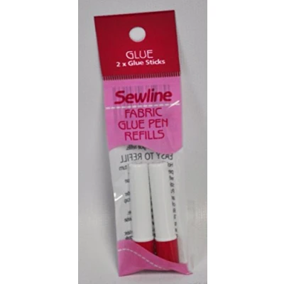 Image of Sewline Fabric Pen Glue Refill Blue 2 Pack FAB50013
