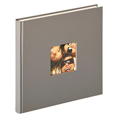 Image of walther Design Photo Album Grey 26 X 25 cm with Cover Punching, Fun FA 205