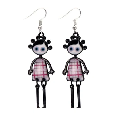 Image of Drop Earring Dolly Dancing Made With Tin Alloy by JOE COOL