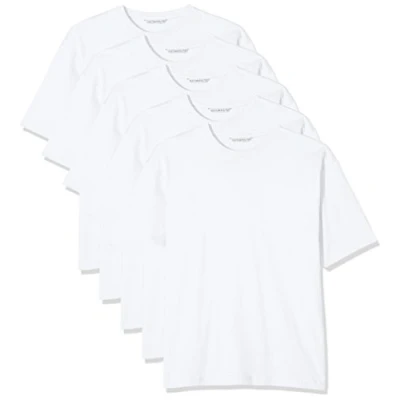 Image of Kustom Kit Men&#039;s Hunky T Shirt, White (Optic White), XX Large (Pack of 5)