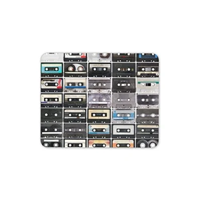 Image of Destination Vinyl Ltd Retro Cassette Tape Mouse Mat Pad Music 80&#039;s 90&#039;s Funny Gift PC Computer #8393