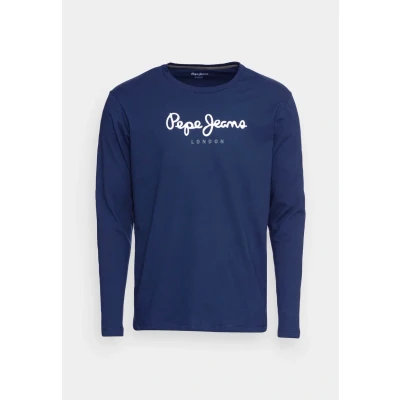 Image of Pepe Jeans EGGO N Long sleeved top, Men&#039;s, Size: XS, Dark blue