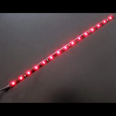 Image of 0,3m (30cm) LED Strip Tape Bar 24V Red IP65 18LEDs 60LED/m SMD2835