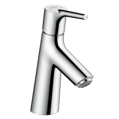 Image of hansgrohe Talis S basin mixer tap 80 with pop up waste, chrome 72010000