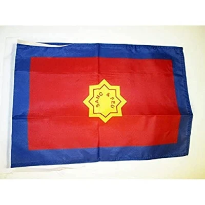 Image of AZ Flag Salvation Army 18&#039;&#039; x 12&#039;&#039; 100% Polyester catholic organisation of SA Small Banner with Two Cords Fade Resistant Vivid Colors 18x12 in 45x30 Cm