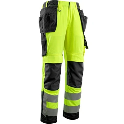 Image of Mascot Wigan Trousers with Holster Pockets Hi Vis Yellow/Black (L35W30.5)