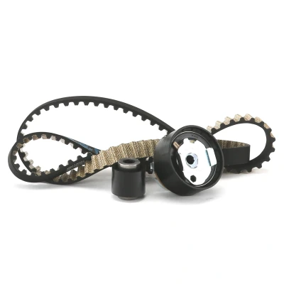 Image of SU00101053, SU001A8138, SU001A8138S1 Timing belt kit FEBI BILSTEIN 49560 118 with trapezoidal tooth profile CITROËN: C4 II Cactus, C3 III, C1