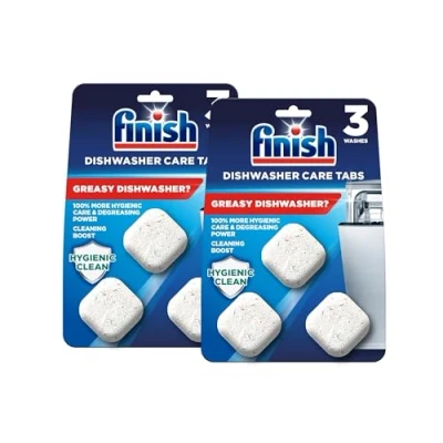 Image of Finish In Wash Dishwasher Cleaner Tablets, 53g, 9 tablets (3 x 3), Up to Months of Clean