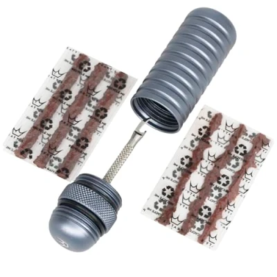 Image of Peaty&#039;s Tubeless Bike Tyre Puncture Repair Plugger Kit For MTB, Road &amp; XC Bicycle Tyres Unique Single Sided Fork, Rapid To Fix Punctures Fast 3x 3mm 1.5mm Plugs Turquoise