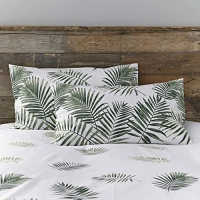 Image of Charlotte Thomas, Fern, Pair of Housewife Pillowcases, Green, 50 x 75 cm