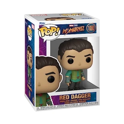Image of Funko POP! Marvel: Ms. Marvel Red Dagger Collectable Vinyl Figure Gift Idea Official Merchandise Toys for Kids &amp; Adults TV Fans Model Collectors and Display