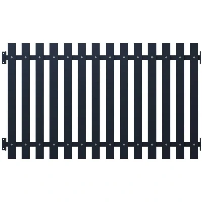 Image of vidaXL Fence Panel Anthracite 170.5x75 cm Powder coated Steel