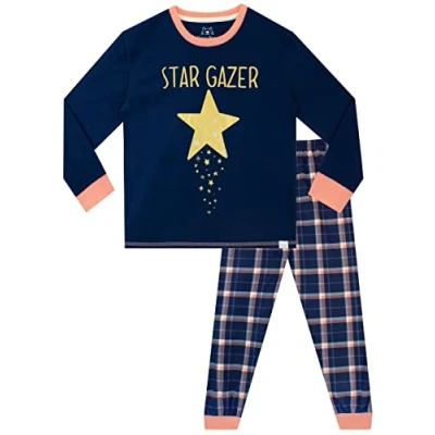Image of Harry Bear Girls Pyjamas Star Gazer Blue 12 13 Years
